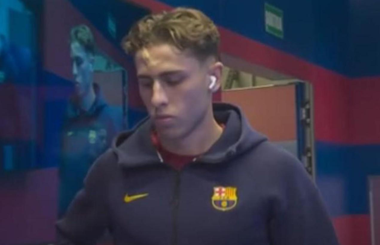 kaiyun-费尔明头部受伤近照：额头贴着敷料，能明显看到肿块